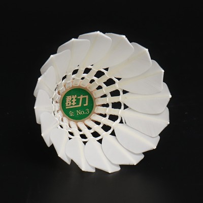 High quality grade A goose feather shuttlecock for tournament Kunli Gold.3 Badminton shuttlecocks