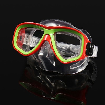 Kids Diving mask Goggles Snorkel Mask Anti-fog Swimming Glasses Band Snorkeling Underwater Accessories Anti-slip HD lens