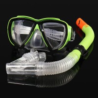 OEM Professional food grade silicone  mouthpiece swimming Diving Mask  & Snorkel Set  adult scuba diving mask