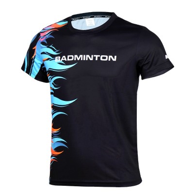 Kunli Custom design badminton tshirt mens sportswear badminton Tennis volleyball football jersey Breathable quick drying T-shirt