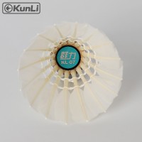 OEM badminton Shuttlecock Best Durability straight all around duck feather shuttlecocks for training 12pcs one dozens