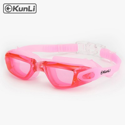 Kunli Swimming Goggles Unisex Anti-fog UV Protection swimming glasses Waterproof Silicone swim Eyewear OEM ODM