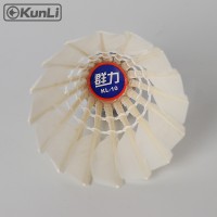 Kunli badminton shuttlecock KL-10 best Durability duck feather shuttlecocks for school training