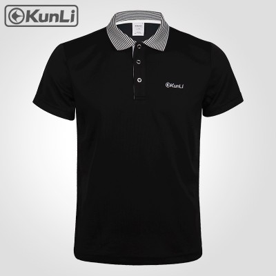 Kunli mens Polo T-shirt sportswear Custom design Running Tennis volleyball football jersey Gym Wear Breathable quick drying